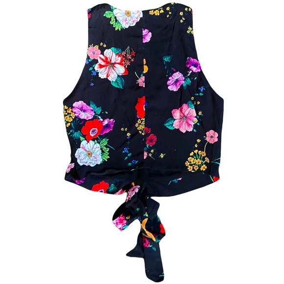 Zara trafalic collection cropped vneck blouse size S - Picture 8 of 8